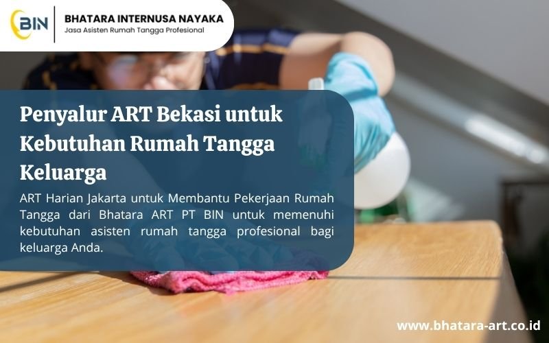 Penyalur ART Bekasi untuk Kebutuhan Rumah Tangga Keluarga